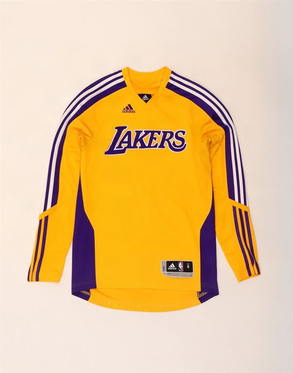 Adidas muška majica Lakers Graphic s dugim rukavima, mala žuta boja