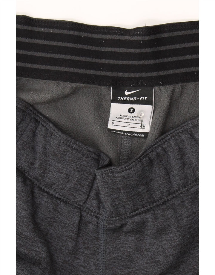 NIKE Womens Therma-Fit Tracksuit Trousers UK 10 Small  Grey Polyester Vintage Nike and Second-Hand Nike from Messina Hembry 