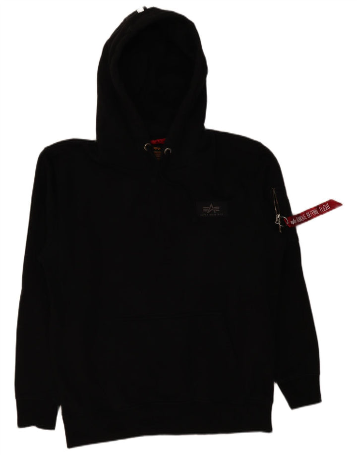 ALPHA INDUSTRIES muška majica s kapuljačom XL, crni pamuk