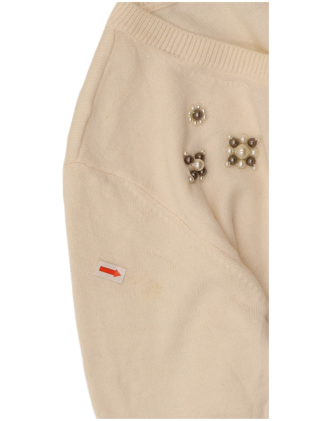 MARKS & SPENCER Ženski džemper s morskim izrezom UK 14 Large Off White