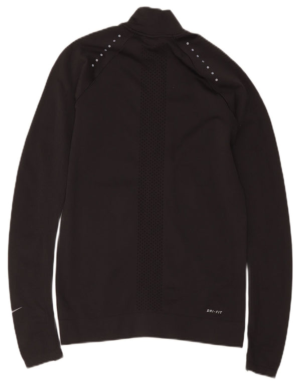 Nike Ženska gornja jakna Dri Fit Trenirka UK 10 Mala crna najlonska