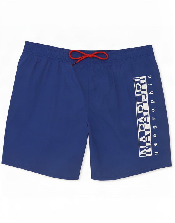 Napapijri Mens Graphic Swimming Shorts XL Blue Polyester