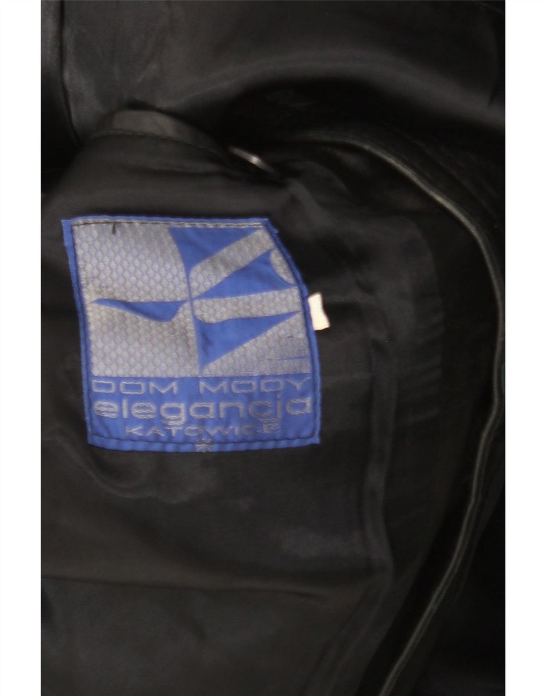 VINTAGE muška kožna jakna UK 38 srednje crna