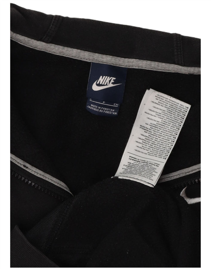 Nike muški pulover s kapuljačom na patentni zatvarač mali crni pamuk