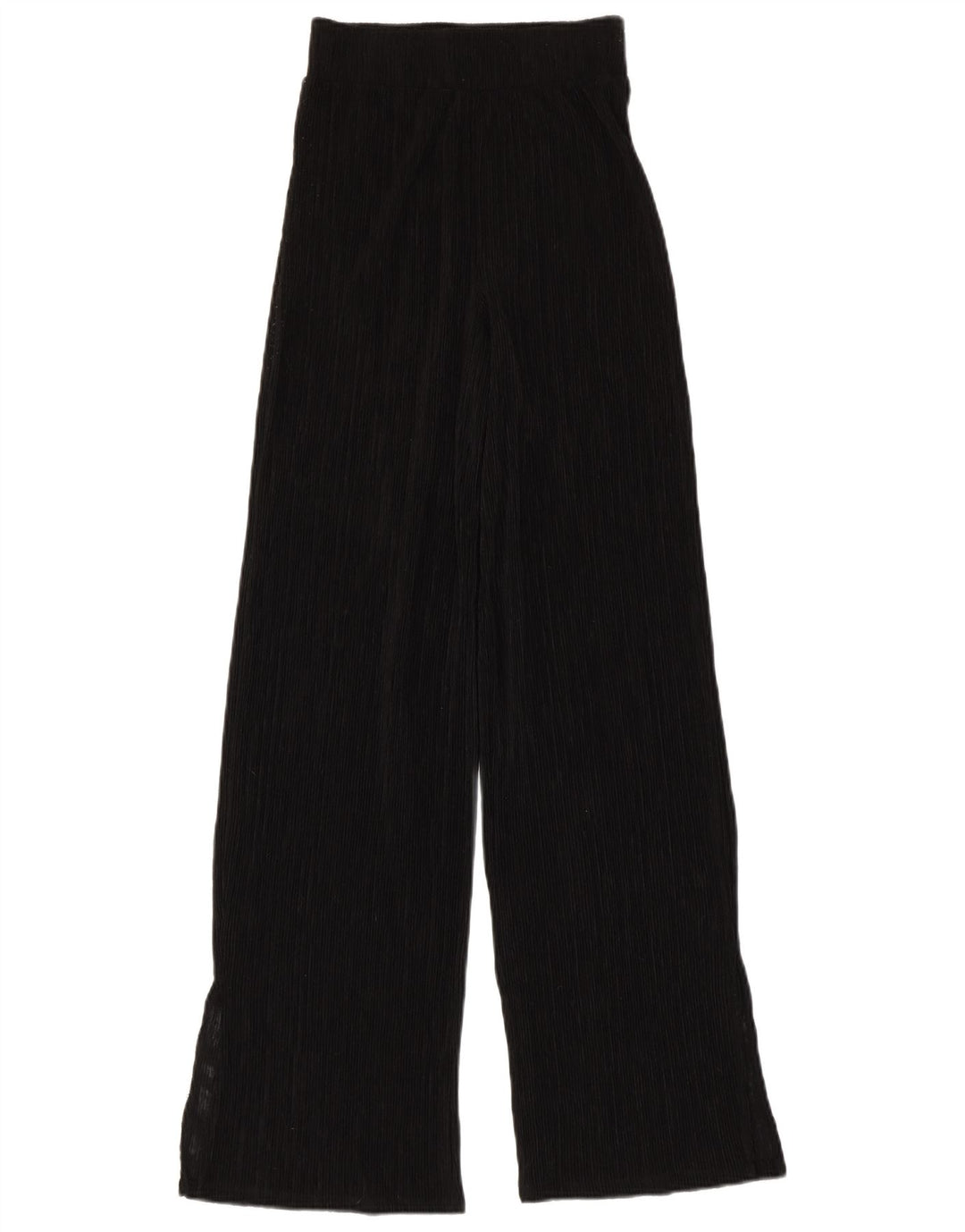 Zara ženske prozirne široke hlače male W24 L31 crne