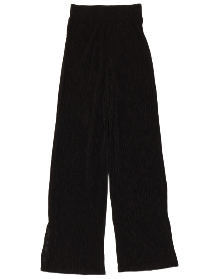 Zara ženske prozirne široke hlače male W24 L31 crne