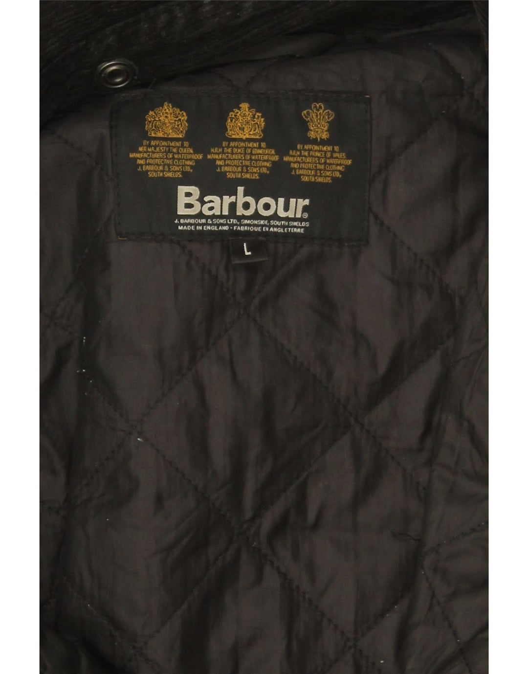 Barbour muška jakna od voštanog pamuka UK 40 velika crna
