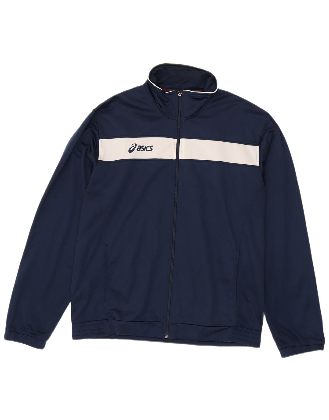 Asics muška gornja jakna za trenirku 2XL tamnoplava poliesterska boja