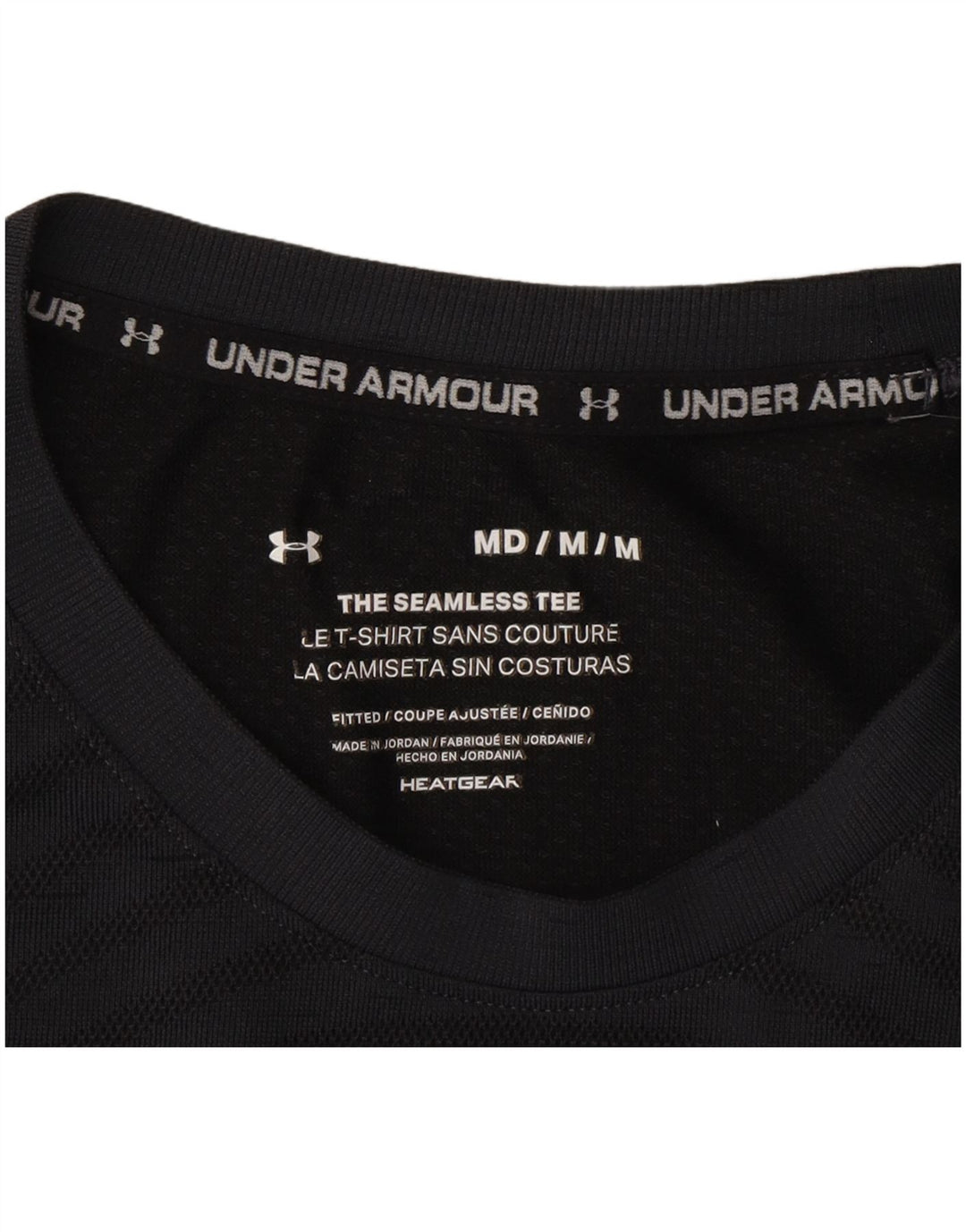 Under Armour muška majica Heat Gear Top srednje sivi prugasti poliester