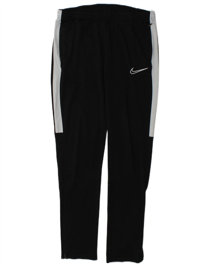Nike muške Dri Fit hlače za trenirku srednje crne boje od poliestera