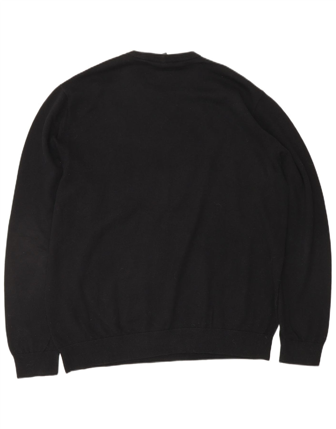 ARMANI EXCHANGE Veliki crni pamučni muški džemper s okruglim izrezom