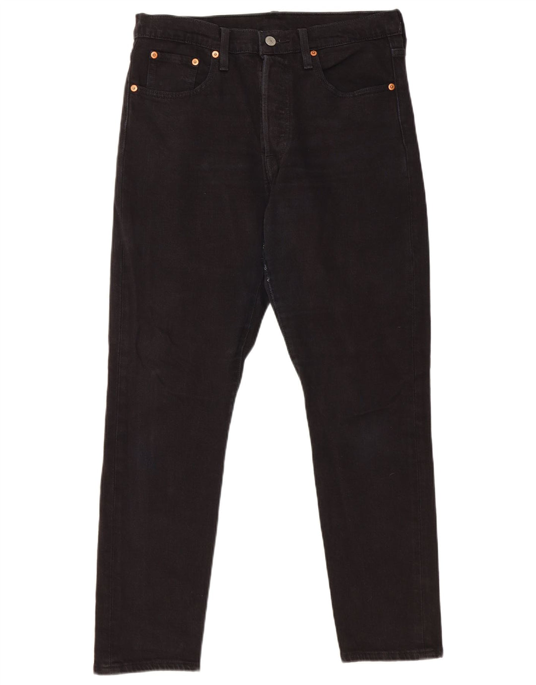 Levi's muške 501 ravne traperice W29 L28 crni pamuk