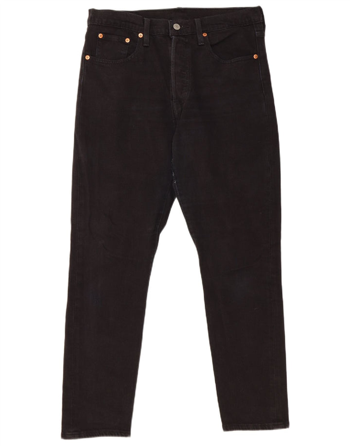 Levi's muške 501 ravne traperice W29 L28 crni pamuk