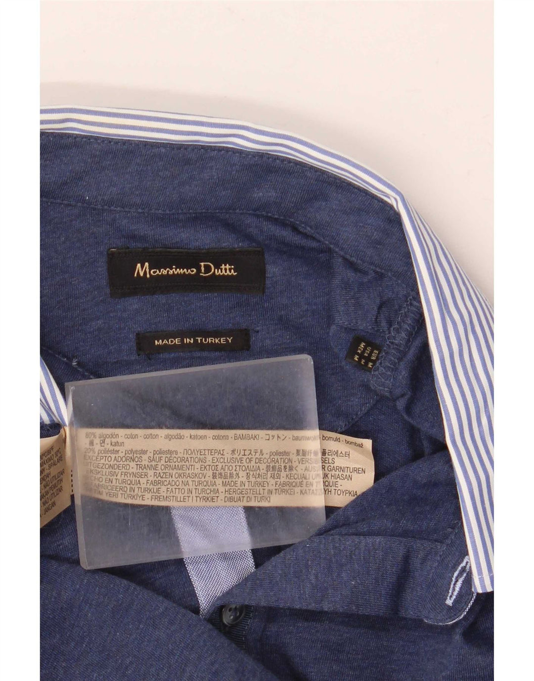 Massimo Dutti muška polo majica za ragbi srednje tamnoplave boje