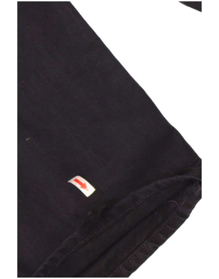 Levi's muške 501 ravne traperice W38 L30 crni pamuk