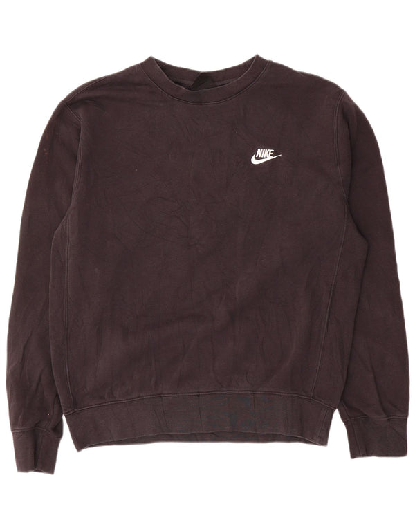 Mali crni pamučni muški džemperi Nike
