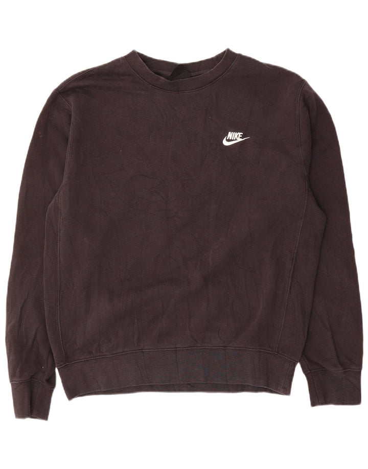 Mali crni pamučni muški džemperi Nike