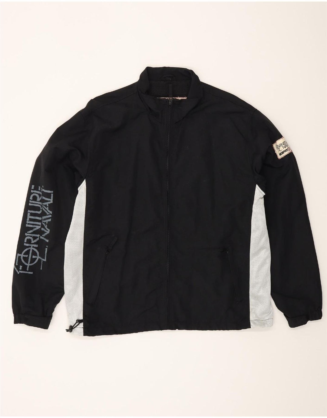 MURPHY & NYE Muška gornja jakna trenirke s grafičkim motivima, velika crna boja