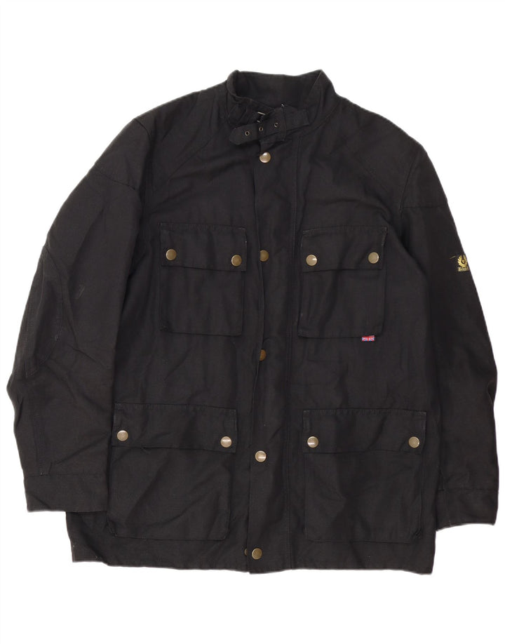BELSTAFF Muška pomoćna jakna UK 38 Srednje crni pamuk