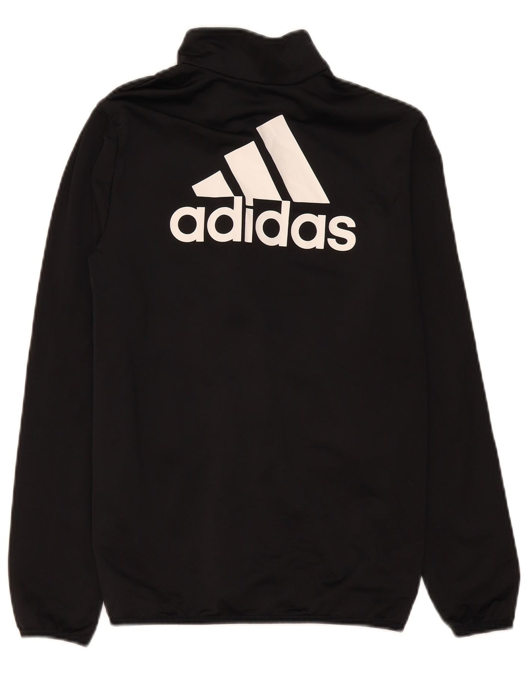 Gornja jakna od trenirke Adidas za dječake, 13-14 godina, crni poliester