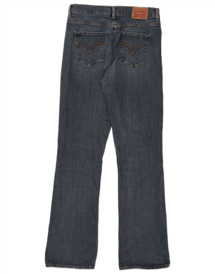 Levi's ženske traperice s klasičnim bootcutom US 6 srednje W28 L32 plavi pamuk