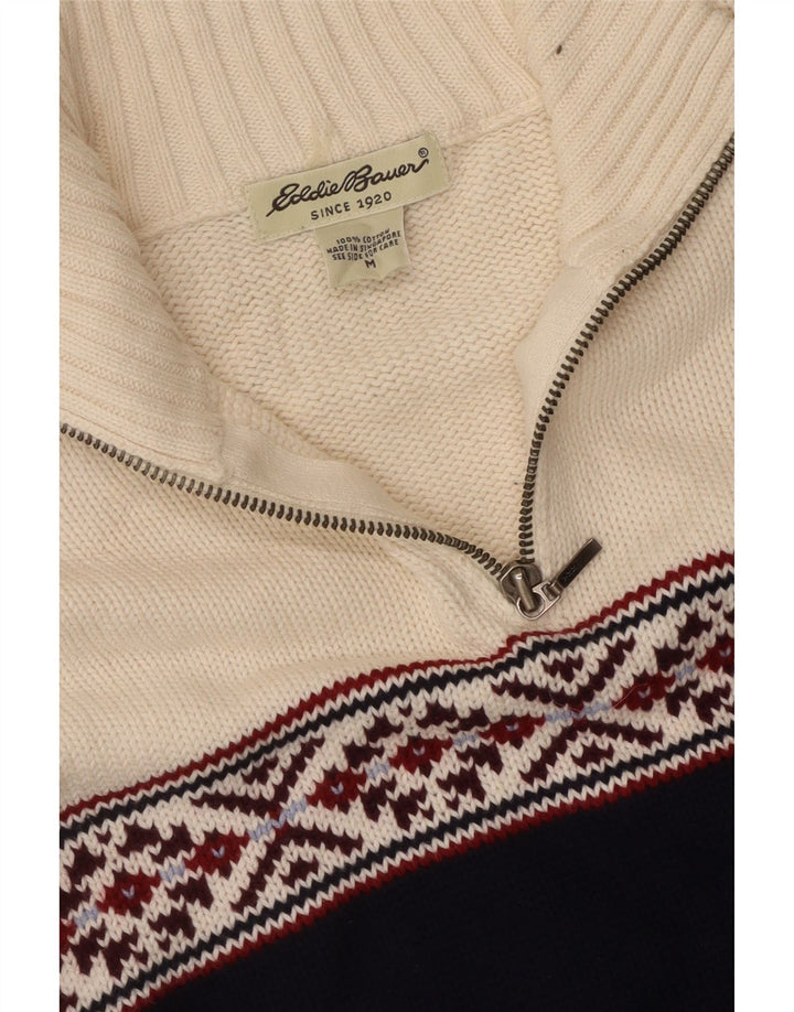 EDDIE BAUER Ženski džemper s izrezom s patentnim zatvaračem UK 14 srednje tamnoplava