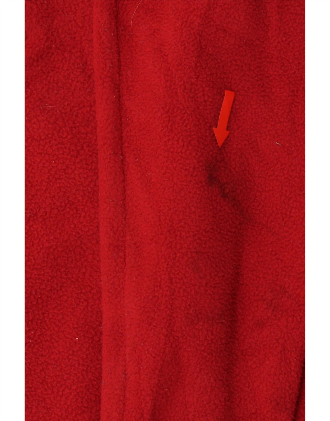 L.L.BEAN Womens Zip Neck Fleece Jumper UK 10 Small Red Polyester Vintage L.L.Bean and Second-Hand L.L.Bean from Messina Hembry 