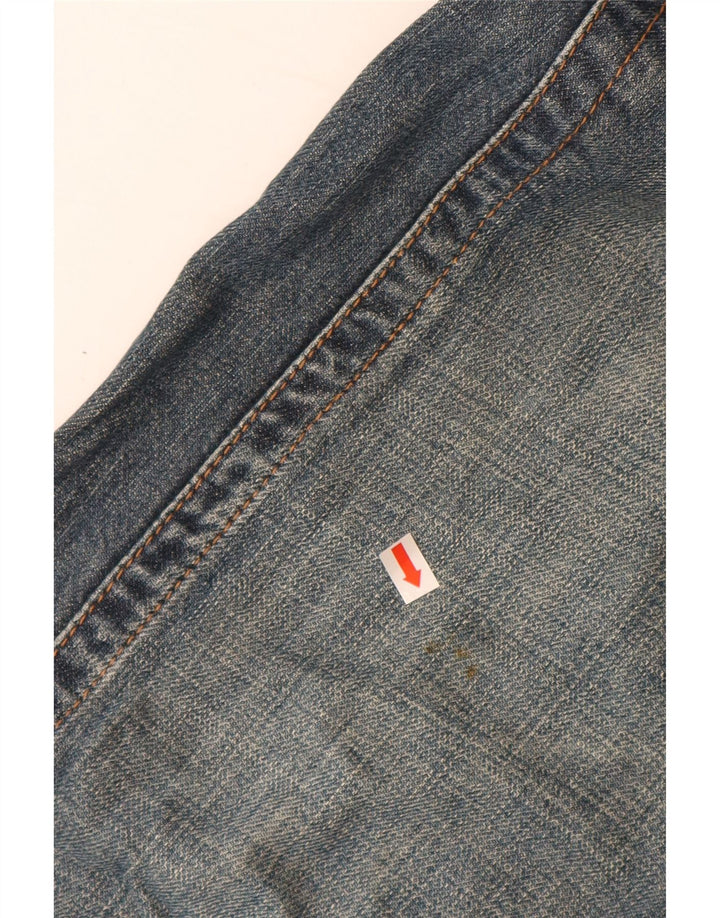 CALVIN KLEIN Ženske ravne traperice W32 L34 Plavi pamuk