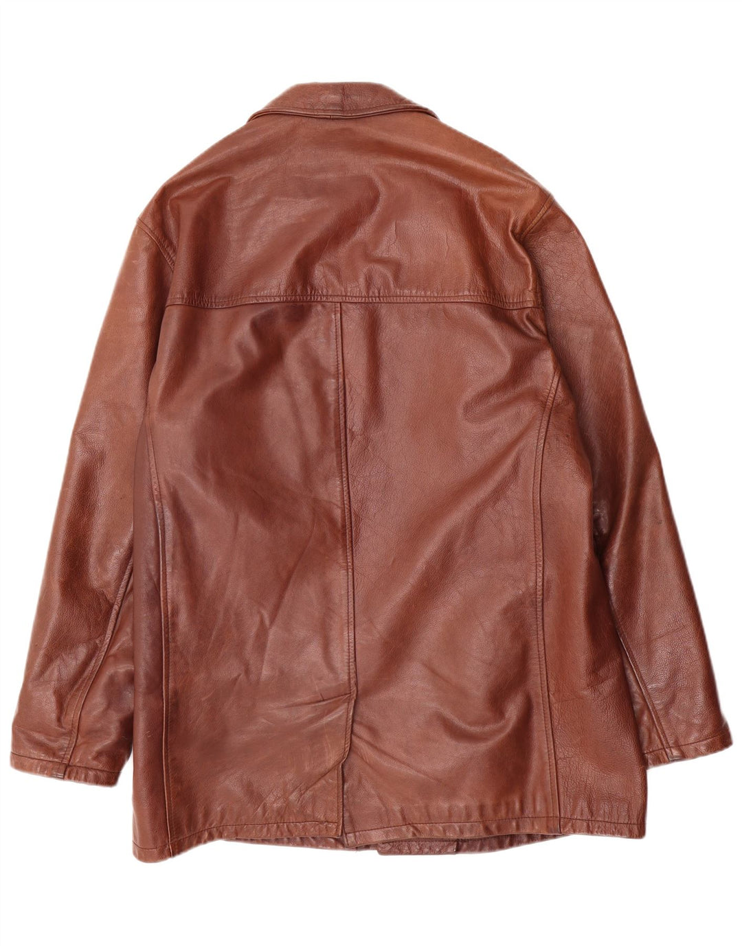 Vintage muška kožna jakna UK 38 srednje smeđa koža