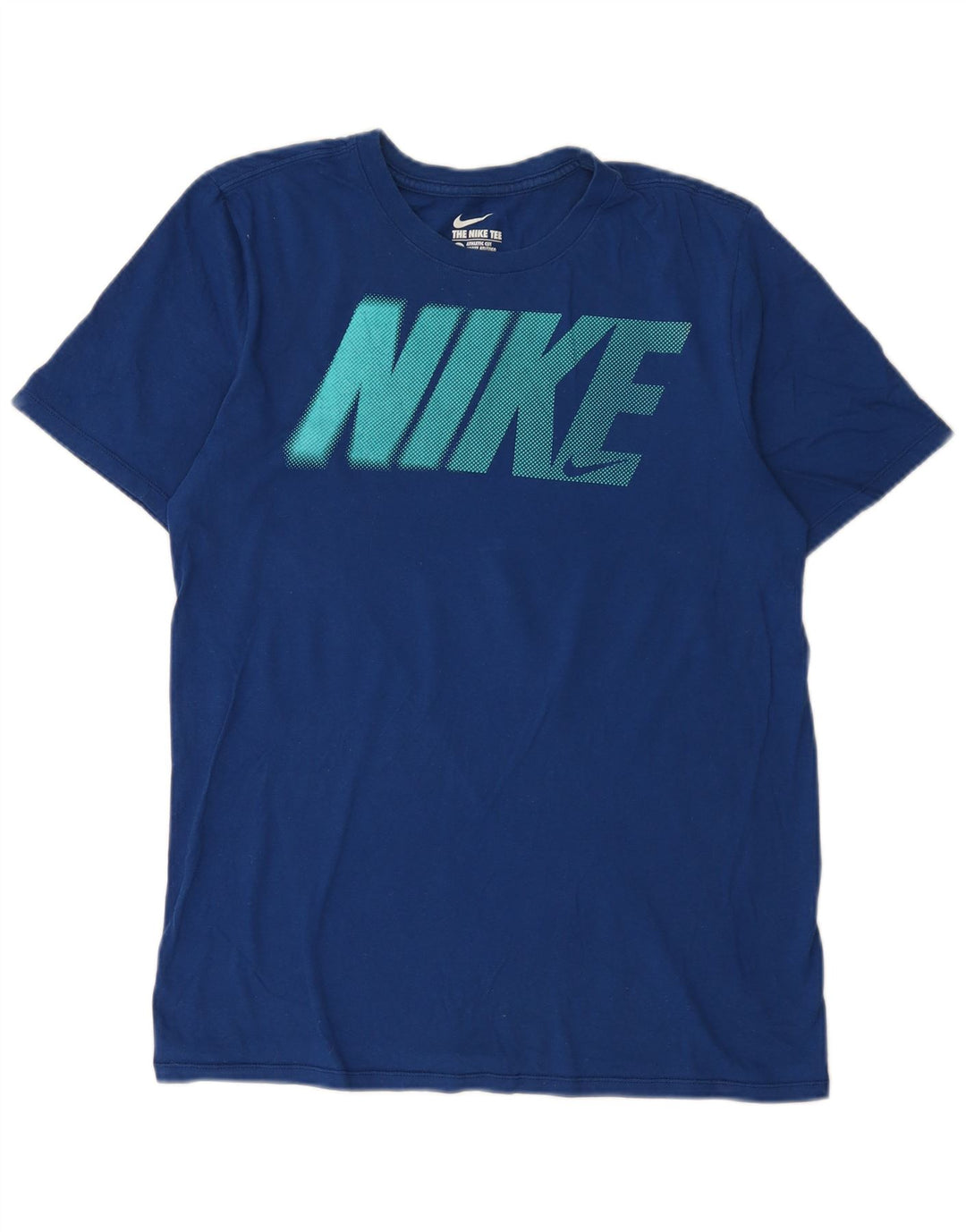 Muška majica kratkih rukava atletskog kroja Nike srednje tamnoplava