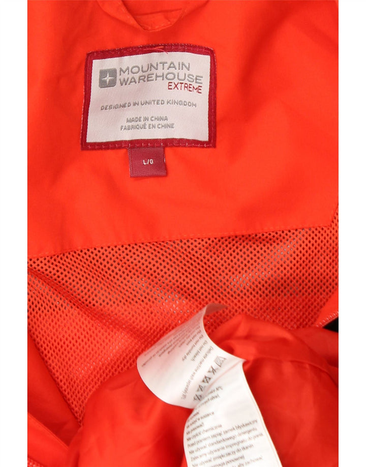 MOUNTAIN WAREHOUSE Muška kišna jakna s kapuljačom UK 40 Large Orange Colourblock