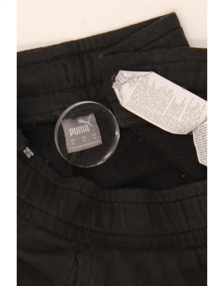 Puma muške trenirke s trenirkama, srednje crne pamučne hlače