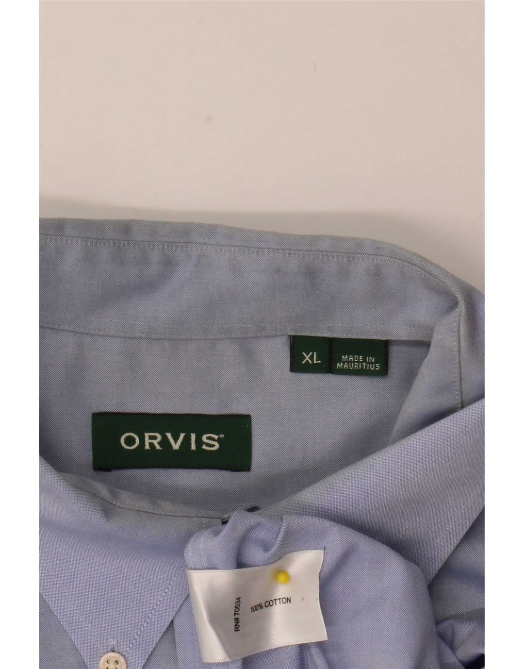 Orvis muška košulja XL plavi pamuk