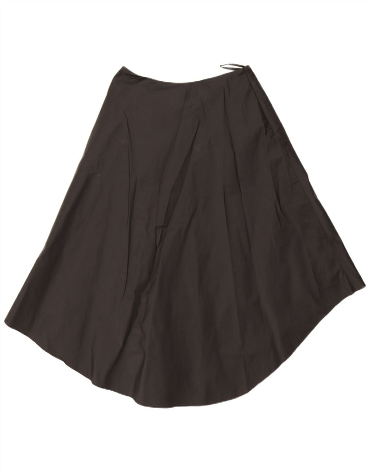 Fenn Wright Manson ženska asimetrična suknja UK 8 mala W26 crna