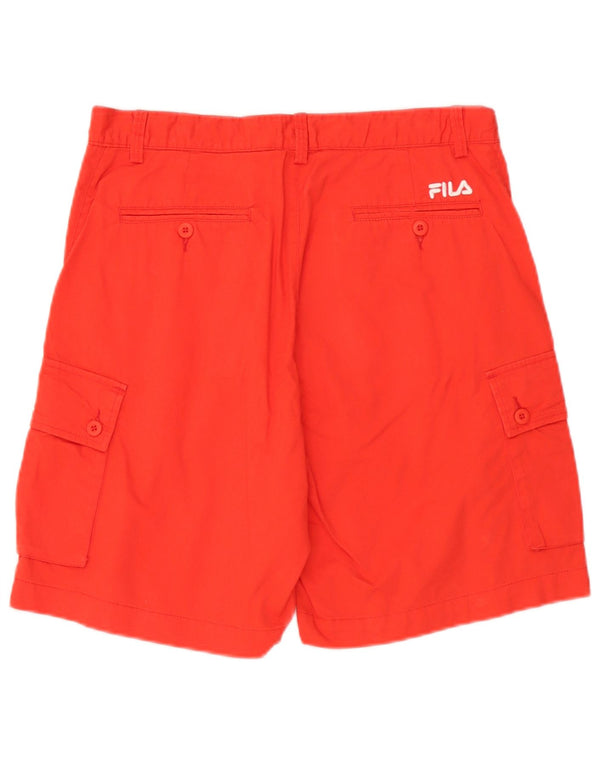 Fila muške Ferrari Cargo kratke hlače IT 50 Large W32, crveni pamuk