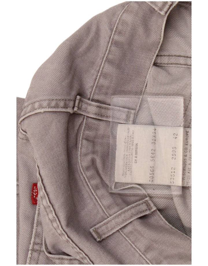 Levi's ženske ravne traperice W32 L28 sivi pamuk