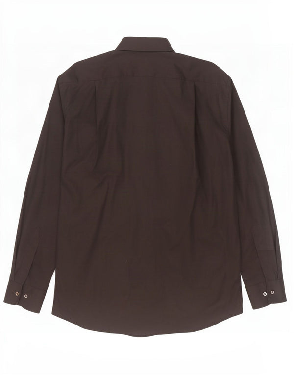 Hugo Boss muška košulja veličina 44 17 1/2 XL crni pamuk