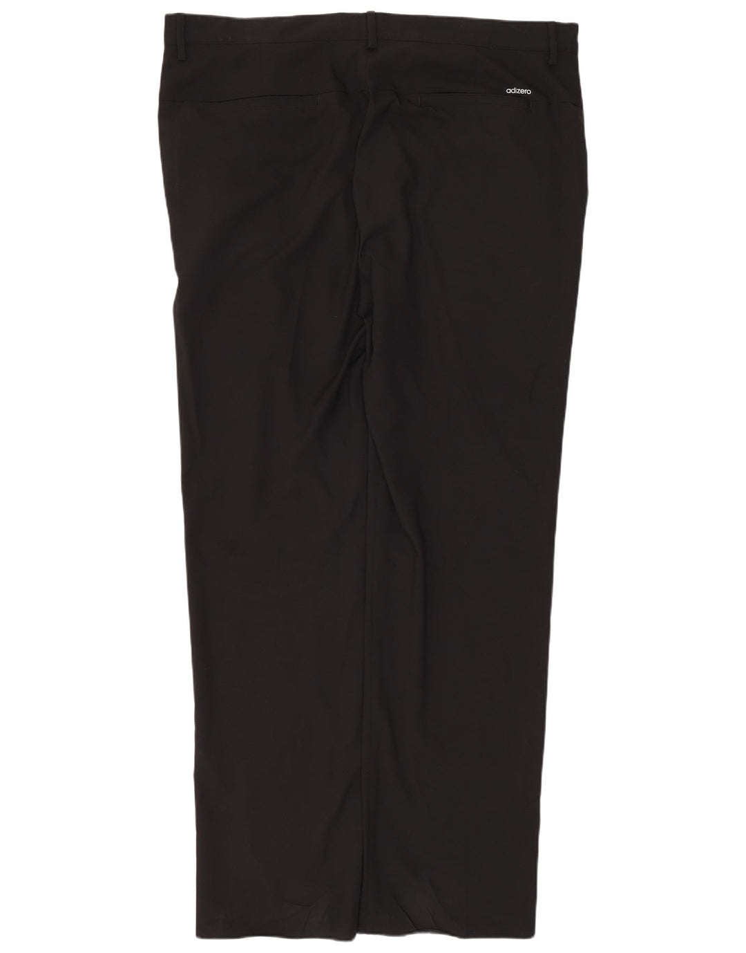 ADIDAS muške Adizero ravne chino hlače W38 L34 crni poliester