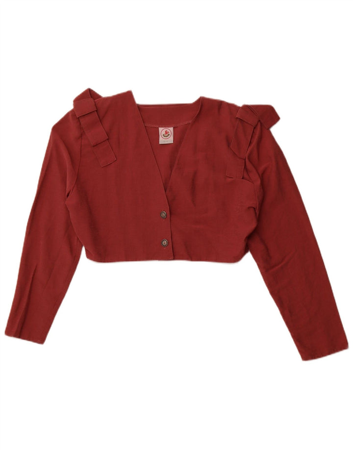 VINTAGE ženski kratki top EU 38/40 srednje ružičasta viskoza