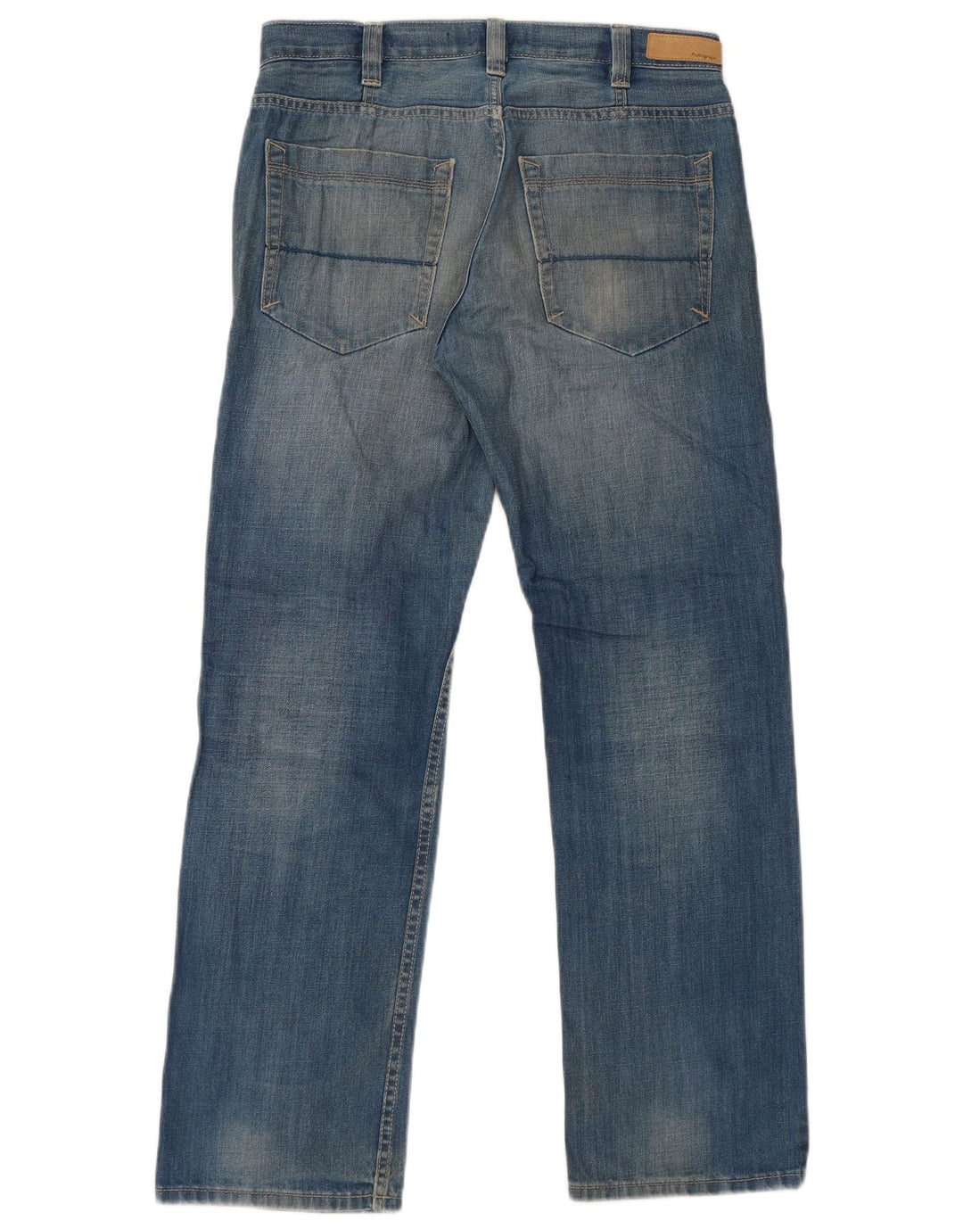 Marks & Spencer muške ravne traperice Autograph W32 L31 plavi pamuk