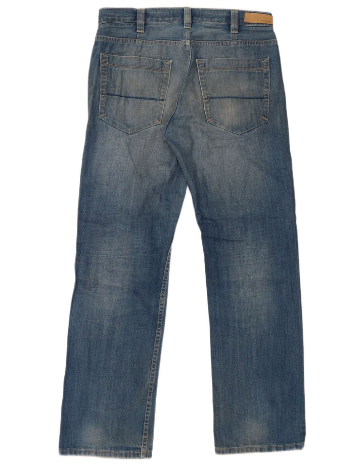 Marks & Spencer muške ravne traperice Autograph W32 L31 plavi pamuk