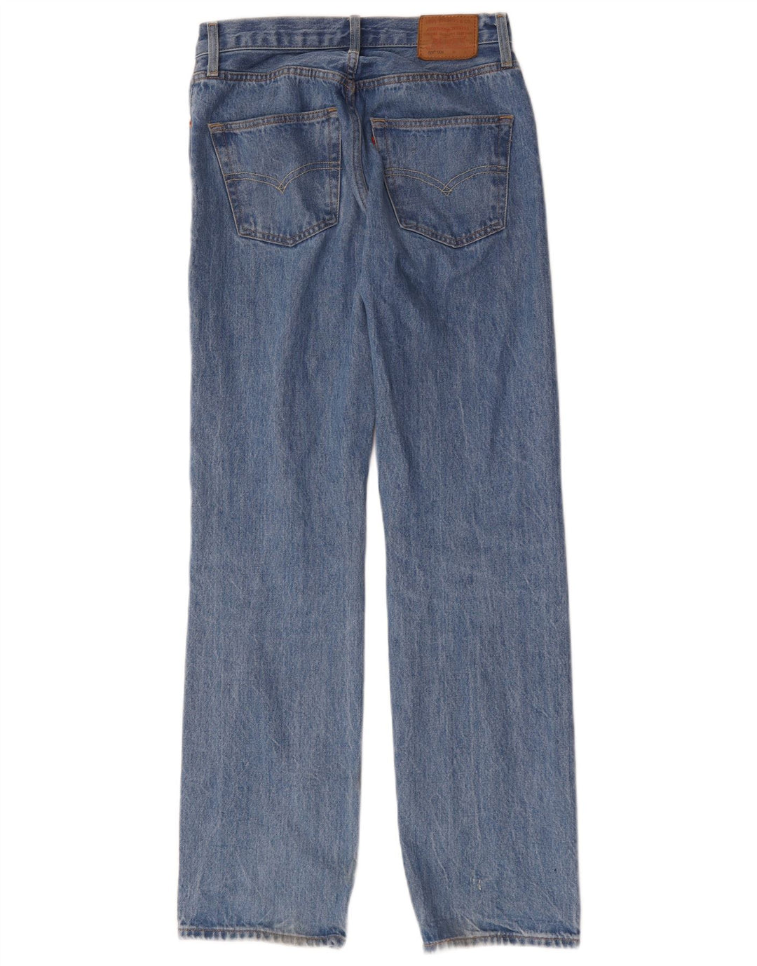 Levi's ženske ravne traperice 501 W25 L32 plavi pamuk