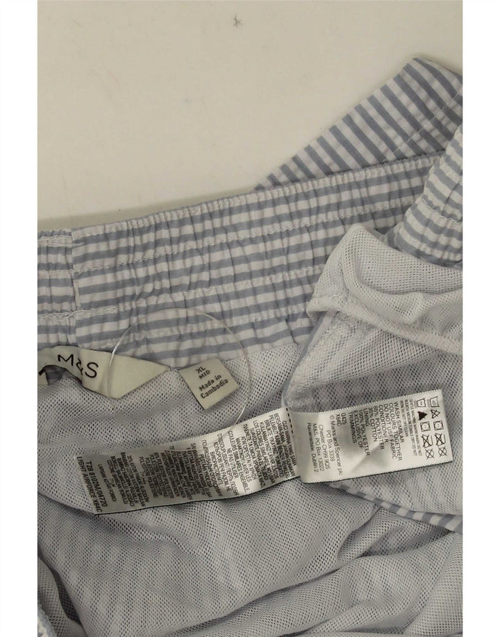Marks & Spencer muške kratke hlače za kupanje XL poliester s plavim prugama