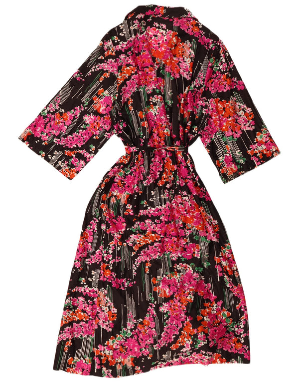 DICEL COURTAULDS Ženska košulja haljina 3/4 rukava IT 52 2XL crna cvjetna