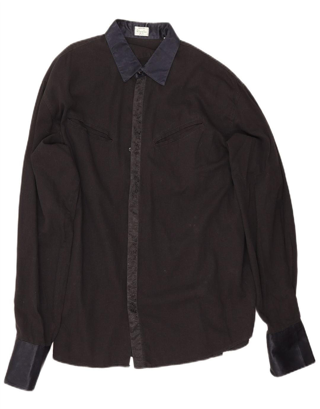 Benetton muška košulja velika crna pamučna