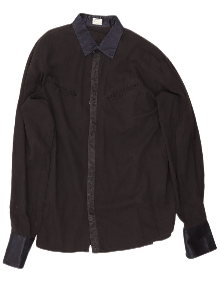 Benetton muška košulja velika crna pamučna