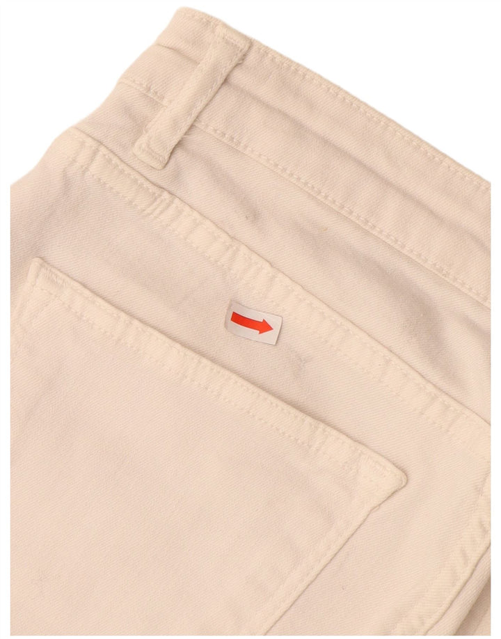 ZARA ženske bermuda traper kratke hlače EU 38 male W28 sivobijele