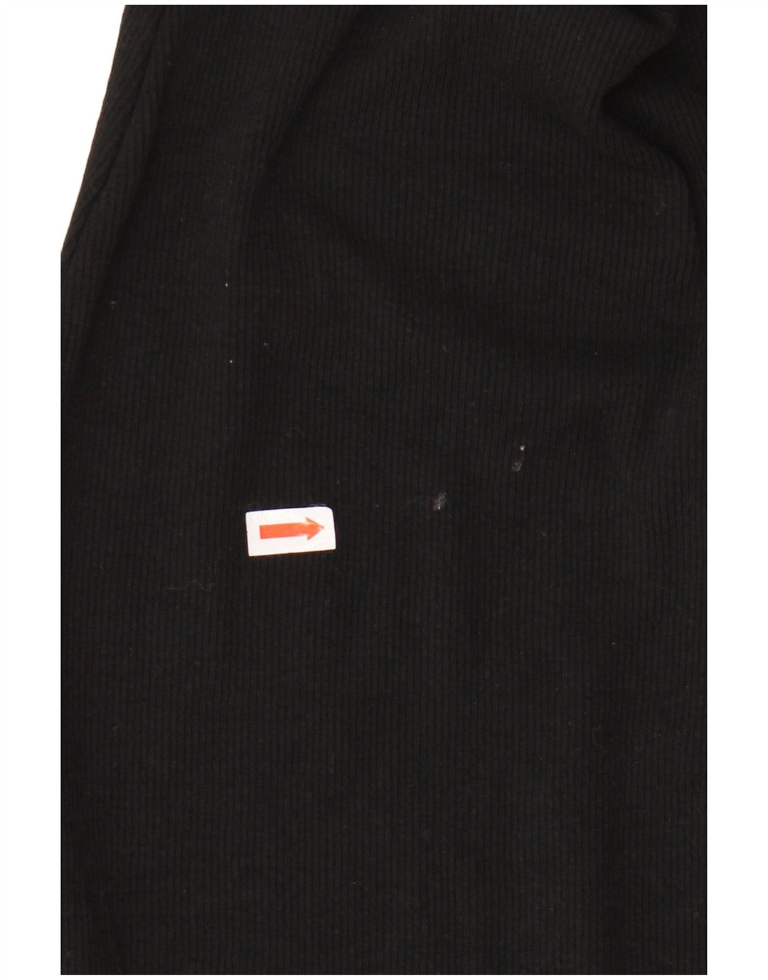 ZARA ženska haljina s dugim rukavima uz tijelo UK 8 Mala crna pamučna