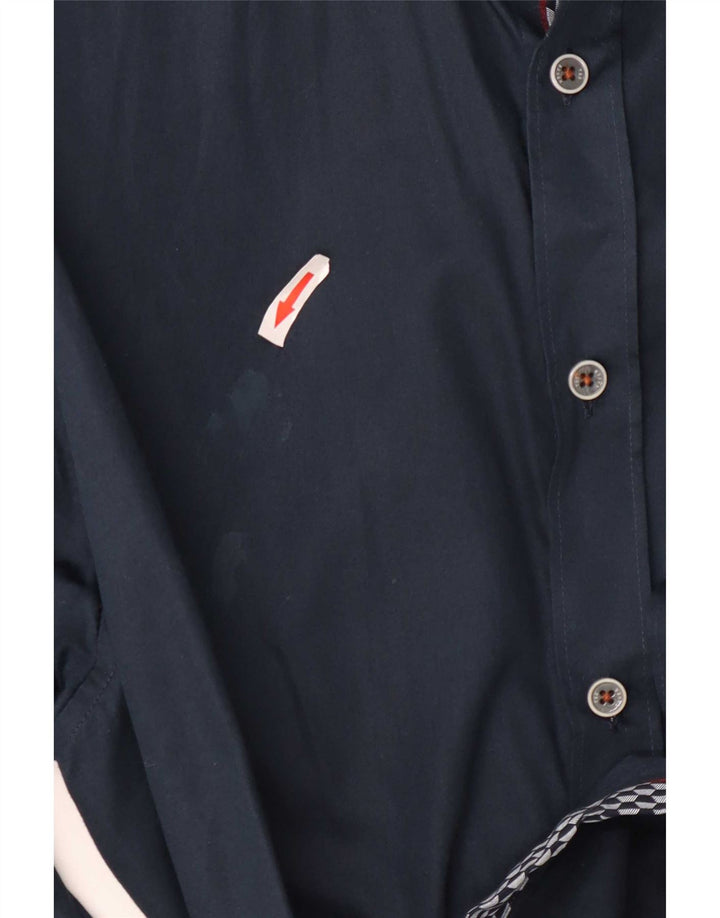 Ted Baker muška košulja veličina 6 2XL tamnoplavi pamuk