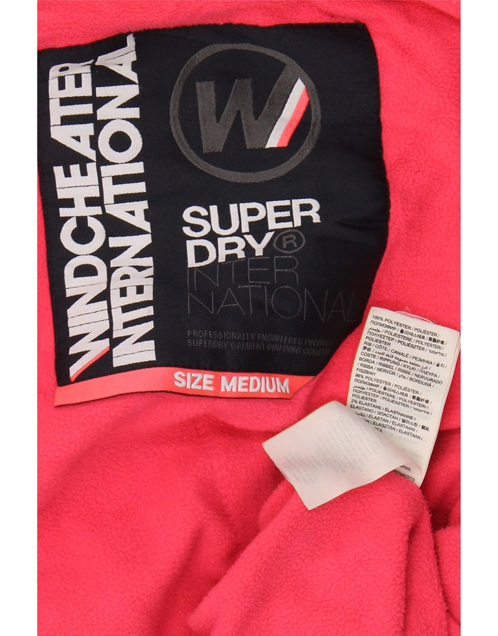 SUPERDRY ženska jakna s grafičkom vjetrovkom UK 14 Srednje tamnoplava